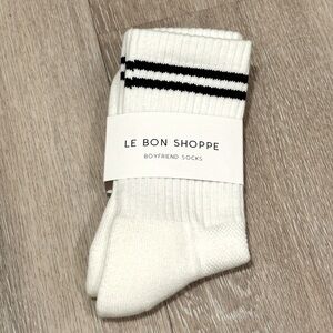 Le Bon Shoppe Black Boyfriend socks